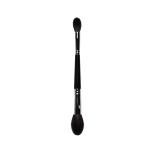 Black goat hair double powder brush