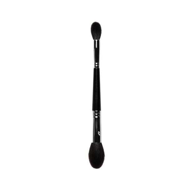 Black goat hair double powder brush